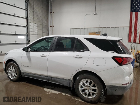 2024 Chevrolet Equinox LS with VIN 3GNAX5EG6RL294367, listed as a Copart auction lot 44461005 with 17,736 mi miles and Salvage Title. Bid and sale history available at carsss.com. Image 2.