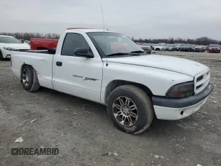 2001 Dodge Dakota with VIN 1B7FL26X91S310784, listed as a Copart auction lot 45486455 with 300,303 mi miles and Salvage Title. Bid and sale history available at carsss.com. Image 4.