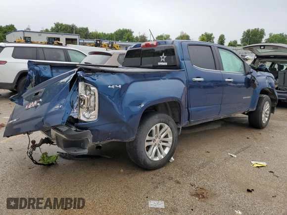 2019 GMC Canyon 4WD SLT with VIN 1GTG6DEN4K1354710, listed as a Copart auction lot 62419354 with 83,107 mi miles and Salvage Title. Bid and sale history available at carsss.com. Image 3.