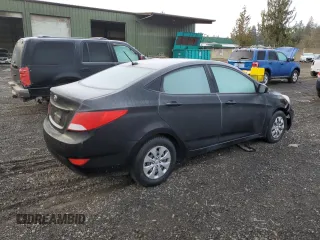2016 Hyundai Accent SE with VIN KMHCT4AE1GU079702, listed as a Copart auction lot 74000593 with 89,614 mi miles. Bid and sale history available at carsss.com. Image 3.
