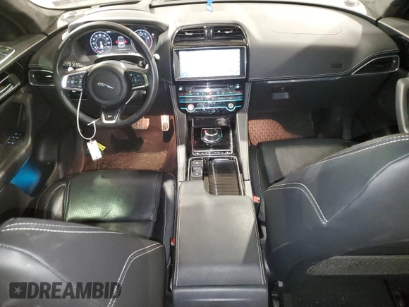 2019 Jaguar F-Pace 30t R-Sport with VIN SADCL2GX8KA605890, listed as a Copart auction lot 51619804 with 39,205 mi miles and Salvage title. Bid and sale history available at DreamBid. Image 8.