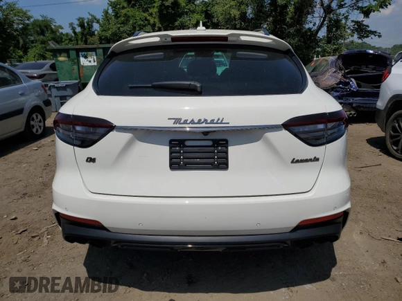 2021 Maserati Levante GranSport with VIN ZN661XUS4MX359603, listed as a Copart auction lot 57733254 with 24,354 mi miles and Salvage Title. Bid and sale history available at carsss.com. Image 6.
