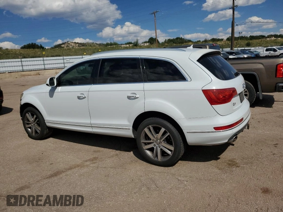 2013 Audi Q7 3.0L TDI Prestige with VIN WA1VMAFE6DD010169, listed as a Copart auction lot 70228684 with 165,599 mi miles and Salvage Title. Bid and sale history available at carsss.com. Image 2.