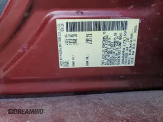 2017 Nissan Maxima SR with VIN 1N4AA6AP9HC378169, listed as a Copart auction lot 85155424 with Not provided miles and Salvage title. Bid and sale history available at DreamBid. Image 12.