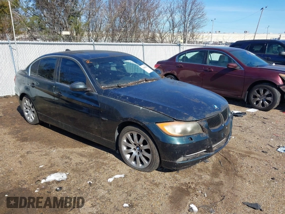 2008 BMW 3 Series 335xi with VIN WBAVD53508A284411, listed as a IAAI auction lot 41600291 with 159,853 mi miles. Bid and sale history available at carsss.com. Image 1.