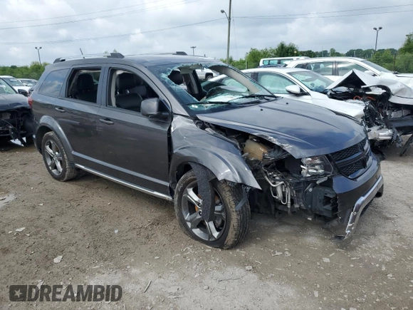 2015 Dodge Journey Crossroad with VIN 3C4PDDGG7FT633491, listed as a Copart auction lot 59751435 with Not provided miles and Salvage title. Bid and sale history available at DreamBid. Image 4.
