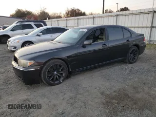 2003 BMW 7 Series 745Li with VIN WBAGN63413DR10879, listed as a Copart auction lot 84245774 with Not Provided miles and Clean Title. Bid and sale history available at carsss.com. Image 1.