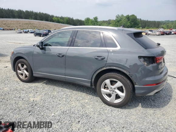 2020 Audi Q3 Premium z VIN WA1AECF33L1008711, wystawiony jako Copart lot #53907995 z przebiegiem 64 411 mil mil oraz Szkoda całkowita • Salvage title. Historia ofert i sprzedaży dostępna na DreamBid. Obrazek 2.