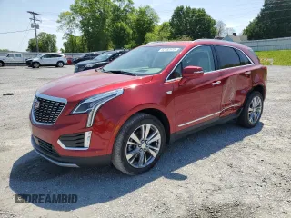 2023 Cadillac XT5 FWD Premium Luxury with VIN 1GYKNCRS5PZ173626, listed as a Copart auction lot 52782875 with 9,614 mi miles and Salvage title. Bid and sale history available at DreamBid. Image 1.