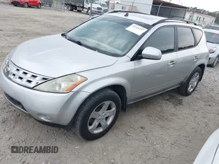 2003 Nissan Murano SE z VIN JN8AZ08TX3W103022, wystawiony jako IAAI lot #42216357 z przebiegiem 208 838 mil mil oraz . Historia ofert i sprzedaży dostępna na DreamBid. Obrazek 2.