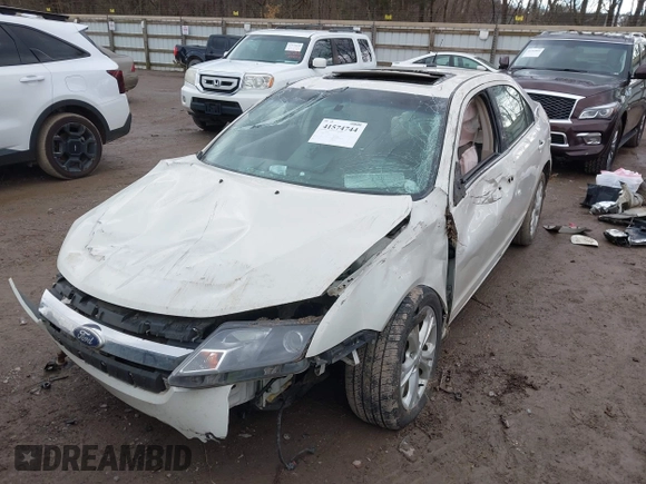 2012 Ford Fusion SE with VIN 3FAHP0HA1CR173855, listed as a IAAI auction lot 41574744 with 1 mi miles. Bid and sale history available at carsss.com. Image 6.