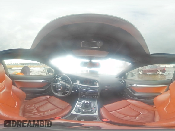 2008 Audi S5 with VIN WAURV78T38A032816, listed as a Copart auction lot 43603835 with 125,609 mi miles and Salvage Title. Bid and sale history available at carsss.com. Image 13.