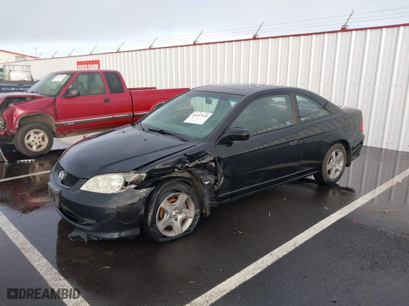 2004 Honda Civic EX with VIN 1HGEM21064L024104, listed as a IAAI auction lot 41657928 with 137,731 mi miles. Bid and sale history available at carsss.com. Image 20.