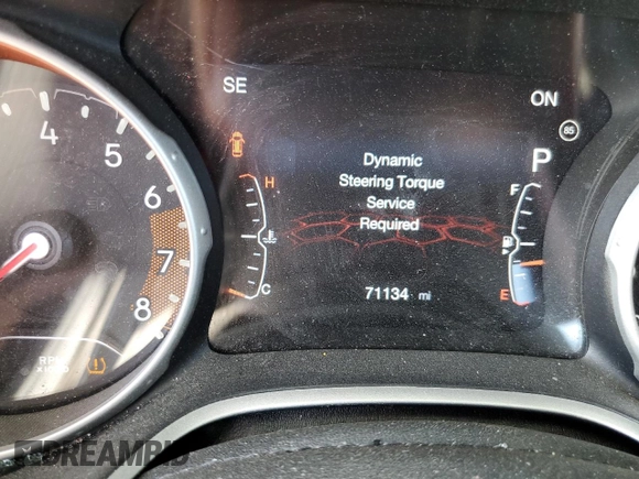2019 Jeep Compass Altitude with VIN 3C4NJCBB7KT658195, listed as a Copart auction lot 48542205 with 71,134 mi miles and Salvage Title. Bid and sale history available at carsss.com. Image 9.