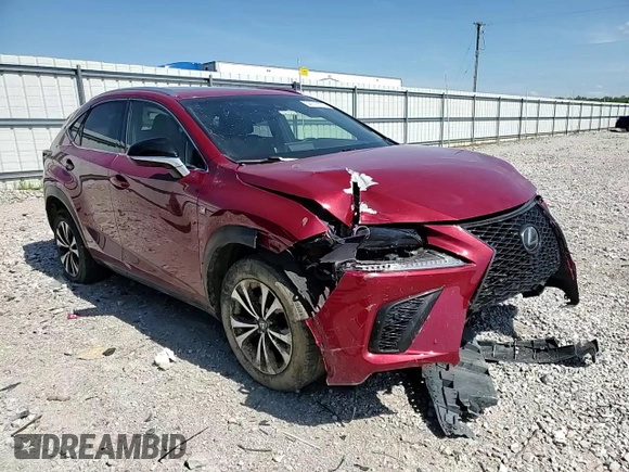 2019 Lexus NX 300 with VIN JTJBARBZ9K2181108, listed as a Copart auction lot 54579195 with 98,300 mi miles and Salvage title. Bid and sale history available at DreamBid. Image 14.