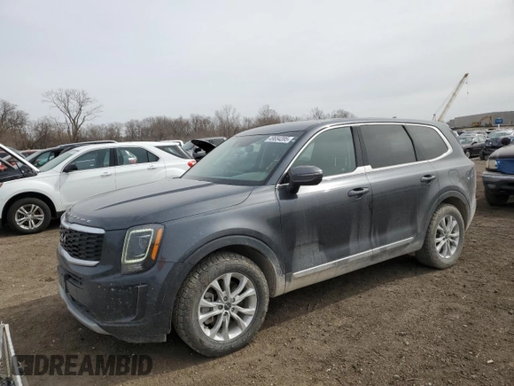 2022 Kia Telluride LX with VIN 5XYP24HC6NG222977, listed as a Copart auction lot 49654395 with 101,853 mi miles and Salvage title. Bid and sale history available at DreamBid. Image 1.