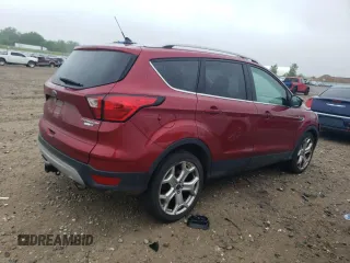 2019 Ford Escape Titanium with VIN 1FMCU9J97KUC01825, listed as a Copart auction lot 59720395 with 52,425 mi miles and Clean title. Bid and sale history available at DreamBid. Image 3.