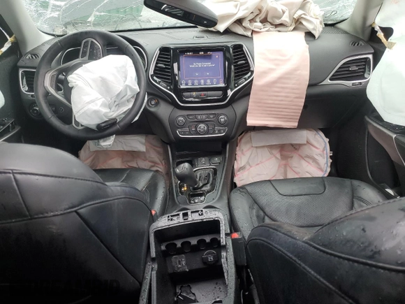 2019 Jeep Cherokee Limited with VIN 1C4PJLDX1KD143488, listed as a Copart auction lot 56759085 with 70,395 mi miles and Salvage title. Bid and sale history available at DreamBid. Image 8.