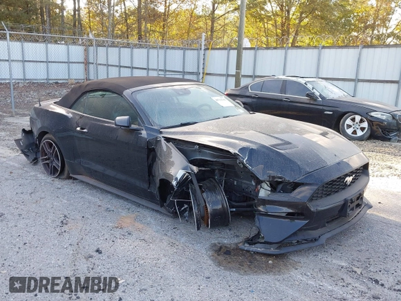 2021 Ford Mustang EcoBoost with VIN 1FATP8UH6M5103235, listed as a IAAI auction lot 40711543 with 52,470 mi miles. Bid and sale history available at carsss.com. Image 1.