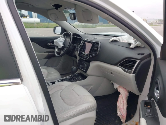 2019 Jeep Cherokee Limited z VIN 1C4PJMDXXKD456514, wystawiony jako IAAI lot #42287253 z przebiegiem 58 451 mil mil oraz . Historia ofert i sprzedaży dostępna na DreamBid. Obrazek 5.