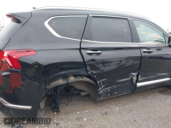 2023 Hyundai Santa Fe Calligraphy with VIN 5NMS5DAL9PH606417, listed as a IAAI auction lot 42349495 with 13,417 mi miles and . Bid and sale history available at DreamBid. Image 6.