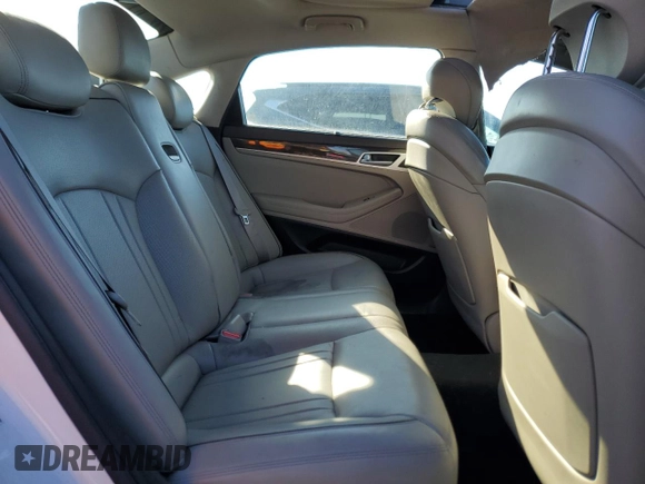 2015 Hyundai Genesis 3.8L with VIN KMHGN4JE2FU100373, listed as a Copart auction lot 50144325 with 89,547 mi miles and Salvage Title. Bid and sale history available at carsss.com. Image 10.