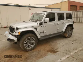 2024 Jeep Wrangler High Altitude с VIN 1C4RJXU6XRW198298, выставлен на аукционе Copart как лот 53617195 с пробегом 8 270 миль миль и Списание • Salvage title. История ставок и продаж доступна на DreamBid. Изображение 1.