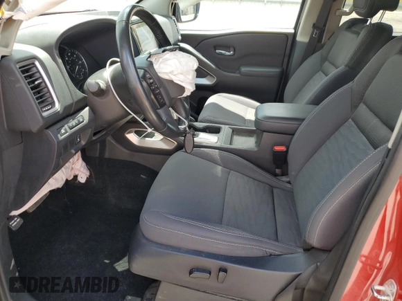 2023 Nissan Frontier SV with VIN 1N6ED1EK1PN607514, listed as a Copart auction lot 55260955 with 46,060 mi miles and Salvage title. Bid and sale history available at DreamBid. Image 7.