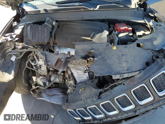 2021 Jeep Compass Limited with VIN 3C4NJDCB6MT604376, listed as a Copart auction lot 49669865 with 86,975 mi miles and Salvage Title. Bid and sale history available at DreamBid. Image 12.
