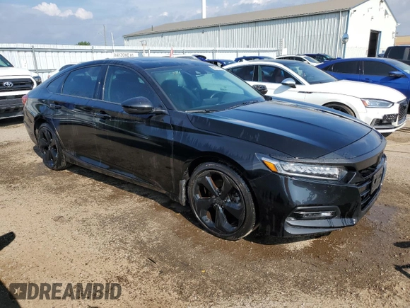 2019 Honda Accord Touring with VIN 1HGCV1F99KA805603, listed as a Copart auction lot 62812815 with 147,570 mi miles and Clean title. Bid and sale history available at DreamBid. Image 4.