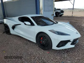 2024 Chevrolet Corvette 1LT with VIN 1G1YA2D42R5129570, listed as a Copart auction lot 49491405 with Not provided miles and Salvage title. Bid and sale history available at DreamBid. Image 4.