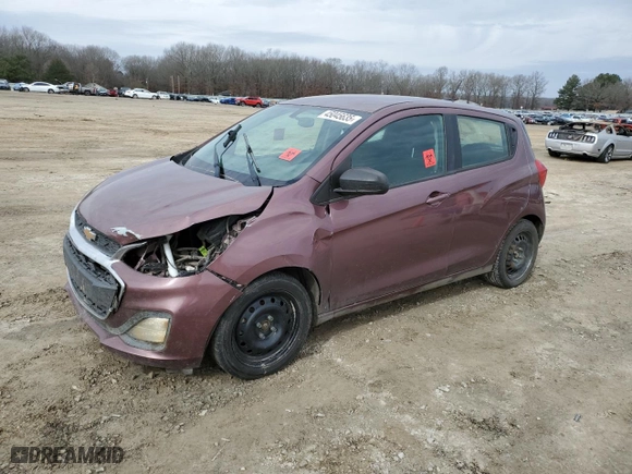 2021 Chevrolet Spark LS with VIN KL8CB6SA3MC739134, listed as a Copart auction lot 45045635 with 138,574 mi miles and Salvage Title. Bid and sale history available at carsss.com. Image 1.