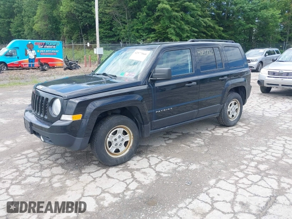 2017 Jeep Patriot Sport with VIN 1C4NJRBB7HD128164, listed as a IAAI auction lot 42577060 with 153,125 mi miles and . Bid and sale history available at DreamBid. Image 2.