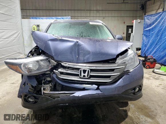 2014 Honda CR-V EX-L with VIN 5J6RM4H77EL073208, listed as a Copart auction lot 48492535 with 221,543 mi miles and Salvage Title. Bid and sale history available at carsss.com. Image 5.