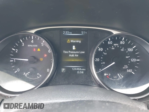 2015 Nissan Rogue SL z VIN 5N1AT2MV9FC897741, wystawiony jako IAAI lot #42151076 z przebiegiem 124 466 mil mil oraz . Historia ofert i sprzedaży dostępna na DreamBid. Obrazek 7.