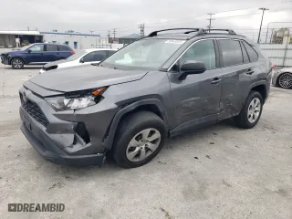 2021 Toyota RAV4 LE with VIN 2T3H1RFV2MC165431, listed as a Copart auction lot 50843815 with 101,979 mi miles and Salvage Title. Bid and sale history available at carsss.com. Image 1.