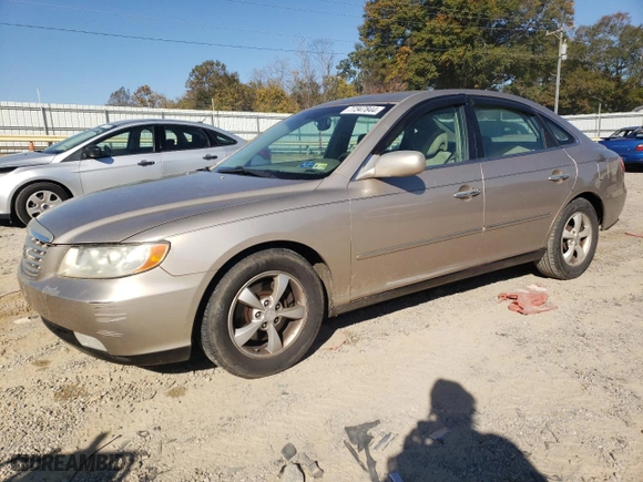 2006 Hyundai Azera SE with VIN KMHFC46F16A070299, listed as a Copart auction lot 77347844 with 161,000 mi miles and Salvage Title. Bid and sale history available at carsss.com. Image 1.