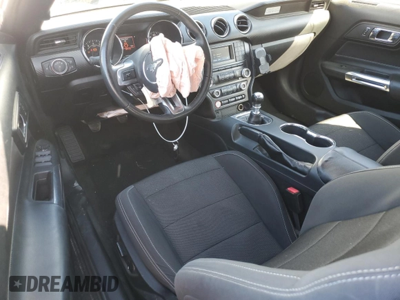 2017 Ford Mustang V6 with VIN 1FATP8EM8H5271878, listed as a Copart auction lot 50373315 with 47,406 mi miles and Salvage Title. Bid and sale history available at carsss.com. Image 8.
