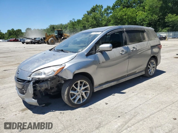 2012 Mazda 5 Touring with VIN JM1CW2CL2C0141959, listed as a Copart auction lot 61286614 with 171,189 mi miles and Salvage Title. Bid and sale history available at DreamBid. Image 1.