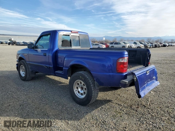 2003 Ford Ranger XL with VIN 1FTYR10U83PA66678, listed as a Copart auction lot 42584915 with 118,580 mi miles and Salvage Title. Bid and sale history available at carsss.com. Image 2.