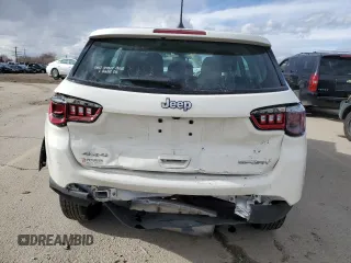 2021 Jeep Compass Freedom with VIN 3C4NJDAB3MT545189, listed as a Copart auction lot 45540474 with 32,563 mi miles and Salvage Title. Bid and sale history available at carsss.com. Image 6.
