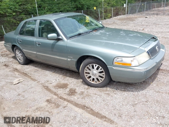2005 Mercury Grand Marquis LS Premium z VIN 2MHHM75W95X607697, wystawiony jako IAAI lot #42453303 z przebiegiem 142 879 mil mil oraz . Historia ofert i sprzedaży dostępna na DreamBid. Obrazek 1.