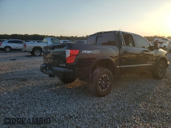 2019 Nissan Titan Pro-4X z VIN 1N6AA1E53KN525603, wystawiony jako Copart lot #77336264 z przebiegiem 64 507 mil mil oraz Szkoda całkowita • Salvage title. Historia ofert i sprzedaży dostępna na DreamBid. Obrazek 3.