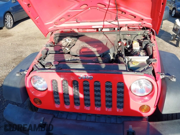 2013 Jeep Wrangler Sport with VIN 1C4AJWAG5DL574727, listed as a IAAI auction lot 41806091 with 84,092 mi miles and . Bid and sale history available at carsss.com. Image 10.