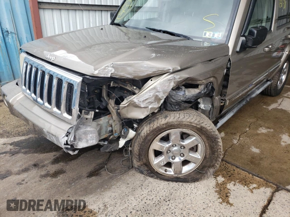 2006 Jeep Commander Limited with VIN 1J8HG58N26C105974, listed as a Copart auction lot 80878144 with 131,371 mi miles and Salvage title. Bid and sale history available at DreamBid. Image 9.