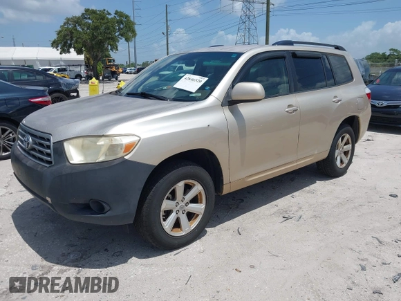 2008 Toyota Highlander with VIN JTEDS41A382061347, listed as a IAAI auction lot 42846520 with 190,455 mi miles and . Bid and sale history available at DreamBid. Image 2.
