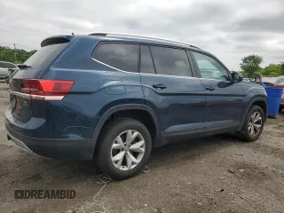 2018 Volkswagen Atlas SE with VIN 1V2LR2CA1JC557159, listed as a Copart auction lot 58399245 with Not provided miles and Salvage title. Bid and sale history available at DreamBid. Image 3.