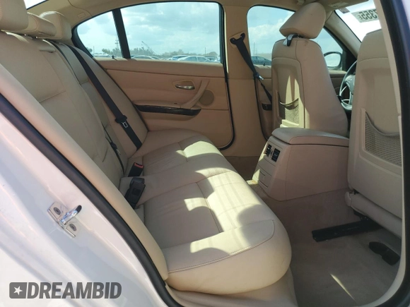 2008 BMW 3 Series 335i with VIN WBAVB77518NM05189, listed as a Copart auction lot 44147355 with 65,560 mi miles and Salvage Title. Bid and sale history available at carsss.com. Image 10.
