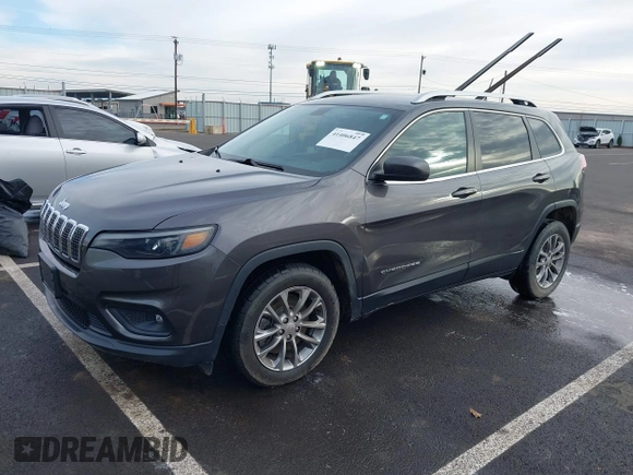 2020 Jeep Cherokee Altitude with VIN 1C4PJLLB8LD547900, listed as a IAAI auction lot 41406847 with 1 mi miles. Bid and sale history available at carsss.com. Image 2.