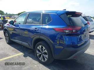 2023 Nissan Rogue SV with VIN 5N1BT3BB9PC794095, listed as a IAAI auction lot 42192868 with 54,503 mi miles. Bid and sale history available at carsss.com. Image 3.